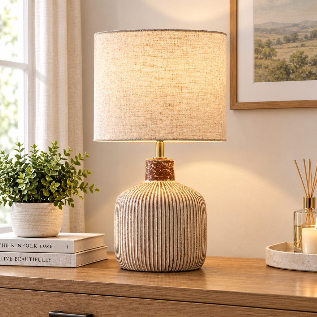 Cleofe Ceramic Table Lamp