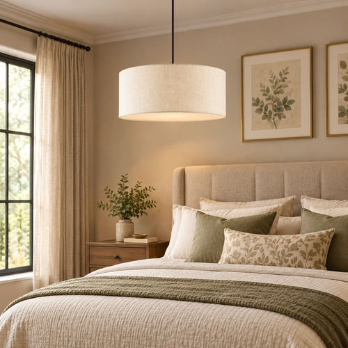Dimmable Drum Pendant