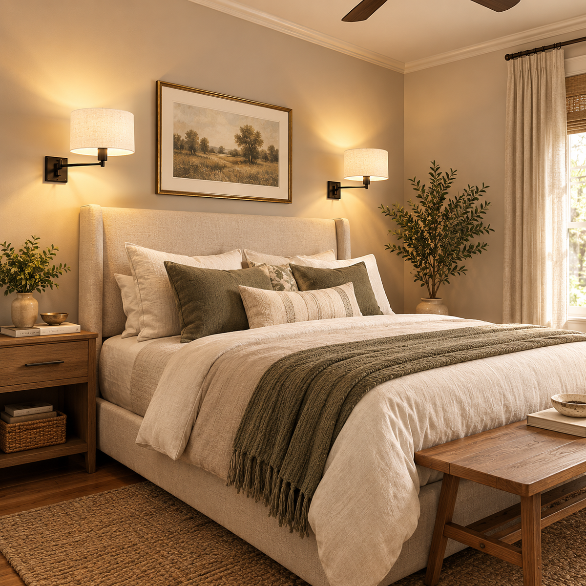 Hardwired Swing Arm Wall Sconce With Bulb